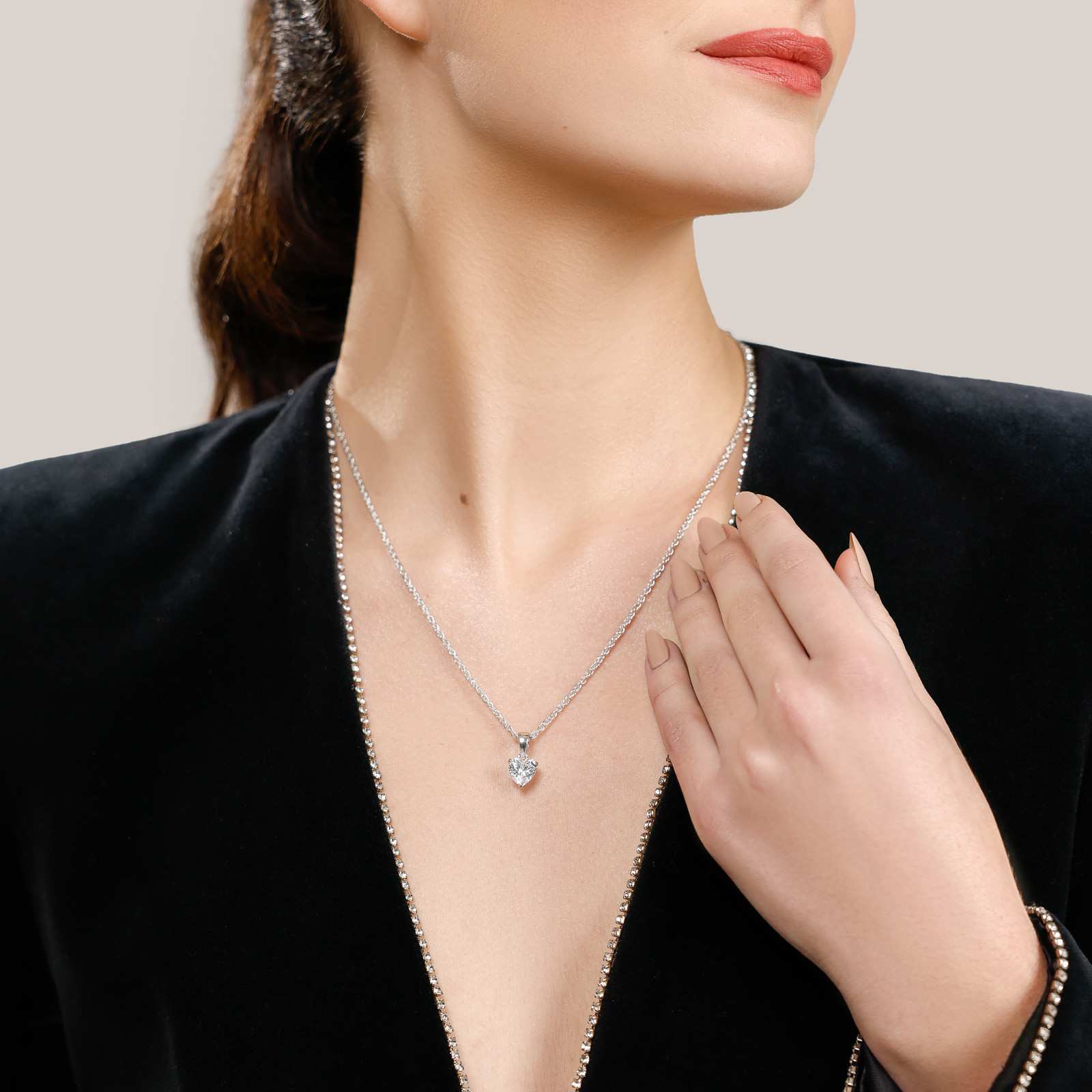 Moonlit Heart Pendant